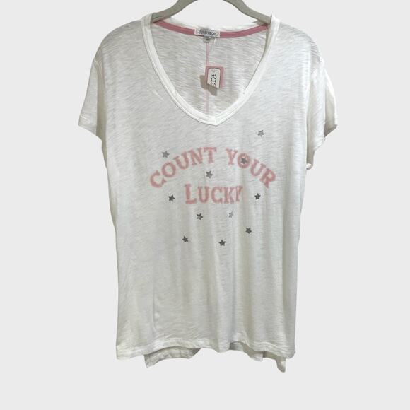 PJ SALVAGE Lucky Stars Tee Size M - Picture 4 of 10